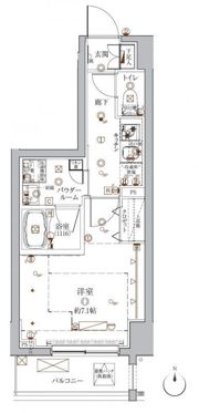 クレイシア入谷の間取り画像