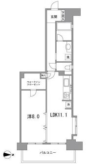 ライオンズプラザ池之端の間取り画像