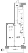 ライオンズプラザ池之端の間取り画像