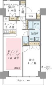 Brillia ist 東雲キャナルコートの間取り画像