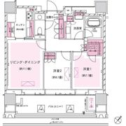 ザ・パークハウスグラン千鳥ヶ淵の間取り画像