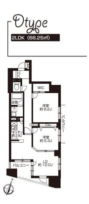 プライムアーバン日本橋大伝馬町の間取り画像