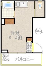 フラット根津の間取り画像