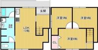 泉大津市千原町2戸建の間取り画像