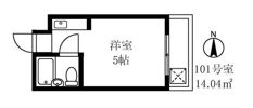 リエス本郷の間取り画像