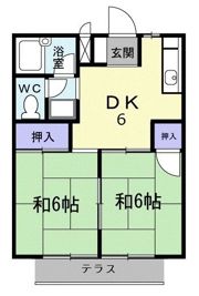 新井ハイツの間取り画像