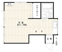 コーポ中里の間取り画像