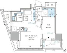 パークアクシス五反田スカイタワーの間取り画像
