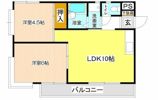 コーポ壱里山の間取り画像