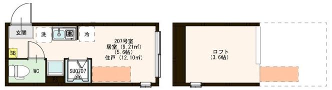 カピバラテラスの間取り画像