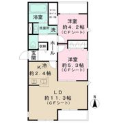 セリジェ 中野の間取り画像