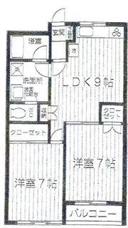 ナリッシュ落合の間取り画像