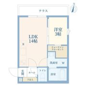 ウェルスクエア三軒茶屋Ⅴの間取り画像