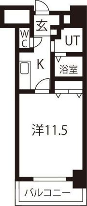 TQレジデンス名古屋錦(旧CASSIA錦本町通)の間取り画像