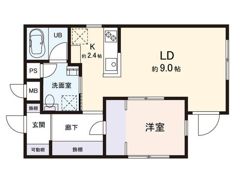 TASUKI RICHESSE千石 WESTの間取り画像