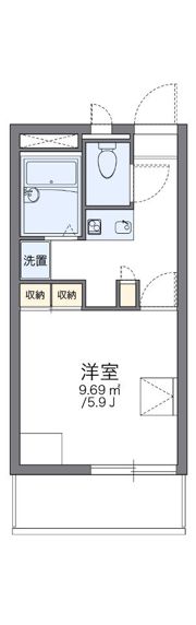 レオパレスフォンターナの間取り画像