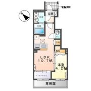 ジニアハイツ Aの間取り画像