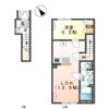 仮）館林市松原町3丁目新築アパートの間取り画像
