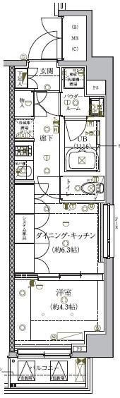 セジョリ南麻布の間取り画像