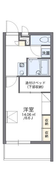 レオパレス畑山の間取り画像