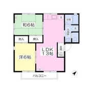 ラフォーレ棟高の間取り画像