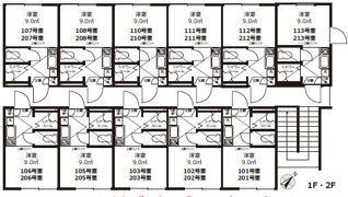ディアマンテ平井の間取り画像