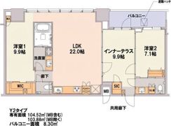 S-RESIDENCE千種belvia TOWER(べルヴィアタワー)の間取り画像