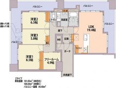 S-RESIDENCE千種belvia TOWER(べルヴィアタワー)の間取り画像