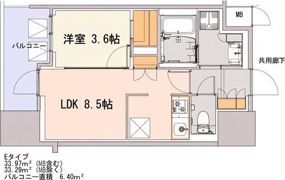 S-RESIDENCE千種belvia TOWER(べルヴィアタワー)の間取り画像