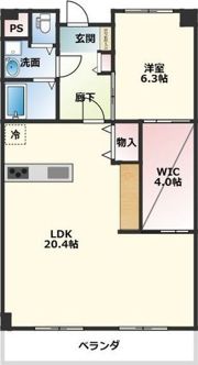 OS・SKYレスカール大久手の間取り画像