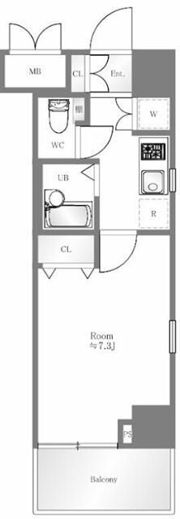 アイル秋葉原EASTの間取り画像