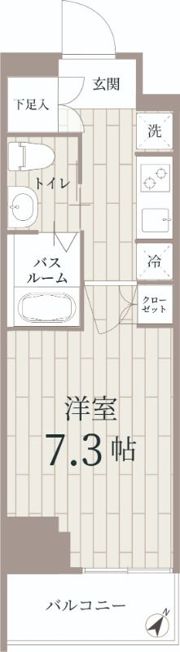 テラス銀座の間取り画像