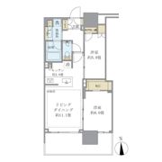 グランドシティタワー月島の間取り画像