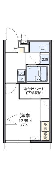 レオパレス室堂の間取り画像