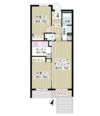 洗足第2マンションの間取り画像