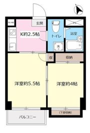 第8中島マンションの間取り画像