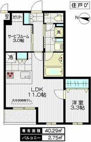ラフィス中野の間取り画像