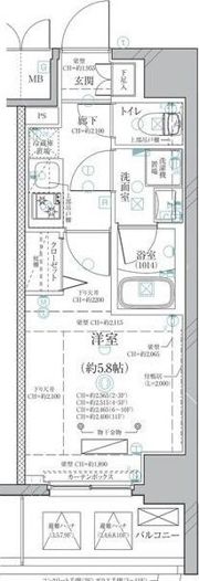 ディアレイシャス泉の間取り画像