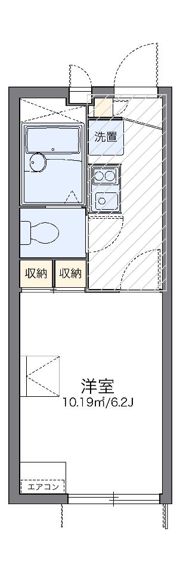 レオパレスマロンフィルドの間取り画像