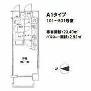 セントパレス大鳥居の間取り画像