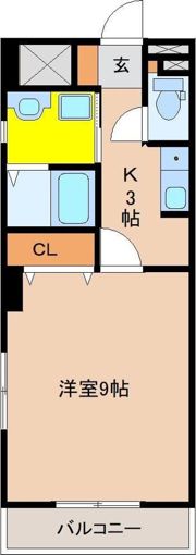 アーバン高塚橘通ビルの間取り画像