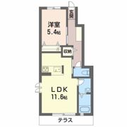 シャーメゾンひまわりの間取り画像