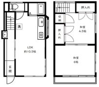 伊藤貸家の間取り画像