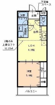 フジパレス葛の葉の間取り画像