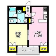 KDハイツの間取り画像
