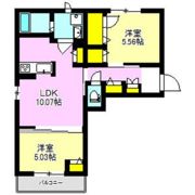 ラウレア ABの間取り画像