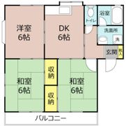 松本コーポ2号棟の間取り画像