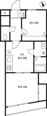 DRホームズ経堂五丁目の間取り画像