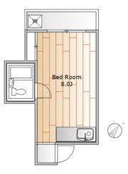 マンションメナハウスの間取り画像