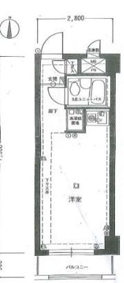 ライオンズマンション太子堂第2の間取り画像